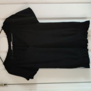 Loft XS Black Short Sleeve Shirt